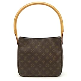 Louis Vuitton-Louis Vuitton Monogram Looping MM Shoulder Bag-Brown,Monogram