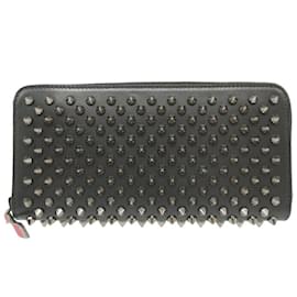 Christian Louboutin-Portefeuille Long Panettone Christian Louboutin-Noir,Rouge