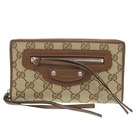 Gucci El Proyecto Hacker Cartera Larga Neo Clásica Castaño Beige