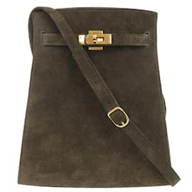 Hermès-Hermes Kelly Sport Dobris Brown Shoulder Bag-Brown