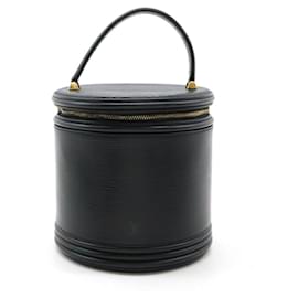 Louis Vuitton-Louis Vuitton Epi Cannes Handbag Vanity Bag-Black