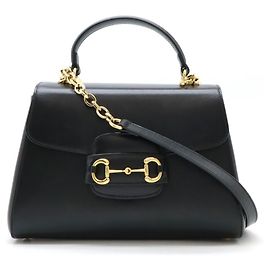 Borsa media Gucci Horsebit 1955 Nero