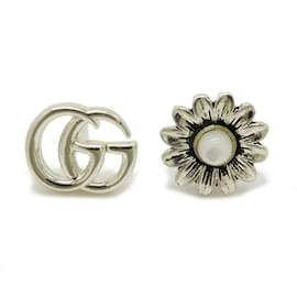 Gucci-Gucci Marmont Double G Flower Stud Earrings-Other