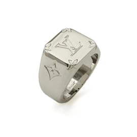 Louis Vuitton-Louis Vuitton Signet Ring-Silvery