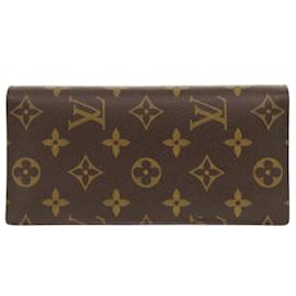 Louis Vuitton-Louis Vuitton Portefeuille Brazza Monogram Long Wallet-Brown