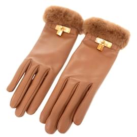 Hermès-Hermes Kelly Gloves in Camel-Camel