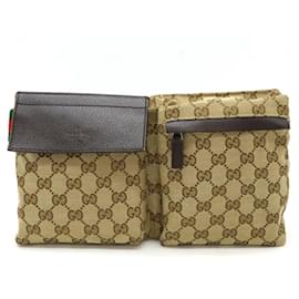 Gucci-Bolsa transversal Gucci GG Canvas Sherry Line-Bege,Caqui,Castanho escuro