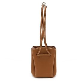 Hermès Hermes Vespa Tasche aus braunem Leder Braun