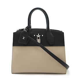Louis Vuitton-Louis Vuitton City Steamer MM Handbag-Black,Multiple colors,Beige