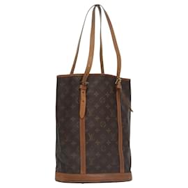 Louis Vuitton-LOUIS VUITTON Monogram Bucket GM Shoulder Bag M42236 LV Auth 103254-Monogram