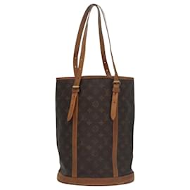 Louis Vuitton-LOUIS VUITTON Monogram Bucket GM Shoulder Bag M42236 LV Auth 103254-Monogram