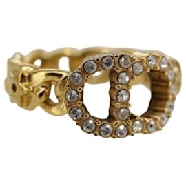 Christian Dior-Christian Dior Ring metal Gold Auth yk15994-Golden