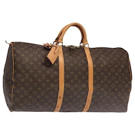 Louis Vuitton-LOUIS VUITTON Monogram Keepall 60 Boston Bag M41422 LV Auth 103019-Monogram