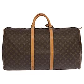 Louis Vuitton-LOUIS VUITTON Monogram Keepall 60 Boston Bag M41422 LV Auth 103019-Monogram