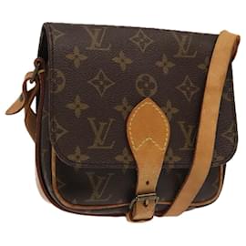 Louis Vuitton-LOUIS VUITTON Monogram Cartouchiere PM Shoulder Bag M51254 LV Auth ar12988-Monogram