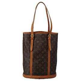 Louis Vuitton-LOUIS VUITTON Monogram Bucket GM Shoulder Bag M42236 LV Auth 103514-Monogram