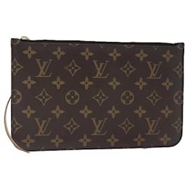 Louis Vuitton-LOUIS VUITTON Monogram Neverfull MM Pouch Accessory Pouch LV Auth 103715-Monogram