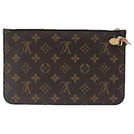 Louis Vuitton-LOUIS VUITTON Monogram Neverfull MM Pouch Accessory Pouch LV Auth 103715-Monogram