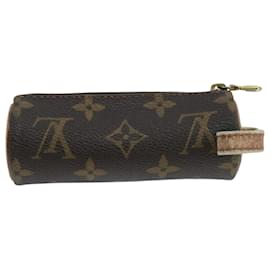 Louis Vuitton-LOUIS VUITTON Monogram Etui 3 Ball de Golf Pouch M58249 LV Auth 103906-Monogram