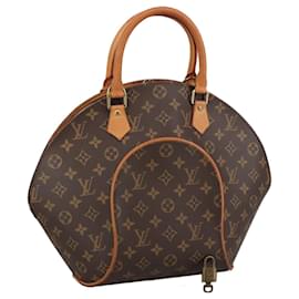 Louis Vuitton-LOUIS VUITTON Monogram Ellipse MM Hand Bag M51126 LV Auth 103353-Monogram