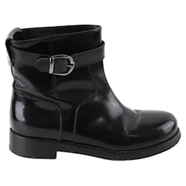 Dolce & Gabbana-Leather boots-Black