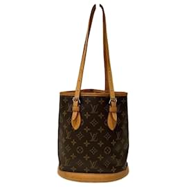 Louis Vuitton-Louis Vuitton Bucket PM-Brown