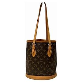 Louis Vuitton-Louis Vuitton Bucket PM-Brown
