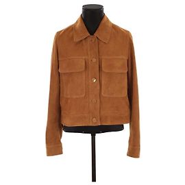 Claudie Pierlot Veste en daim Marron