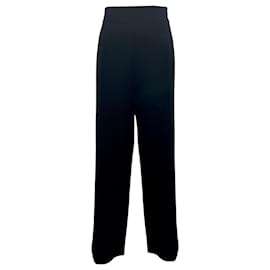 Autre Marque-St. John Black Fall 2019 Cropped Wool Pants-Black