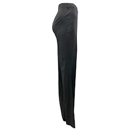 Michael Kors-Michael Kors Charcoal Melange Fall 2014 Classic Wool Stretch Pants-Grey