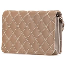 Chanel-CHANEL Handbags T.  Leather-Camel