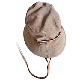 Cappello Hermès in seta e cotone multicolore Multicolore