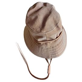 Sombrero Hermès de seda y algodón multicolor Multicolor