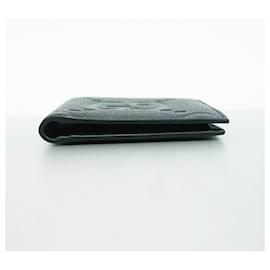 Gucci-Gucci Jumbo GG Leather Black Men's Wallet-Black