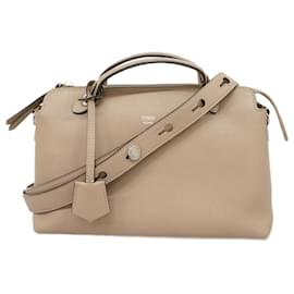 Fendi-Sac Fendi By The Way en cuir moyen beige-Beige