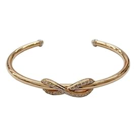 Tiffany & Co-Pulseira de bangles Infinity Tiffany-Dourado