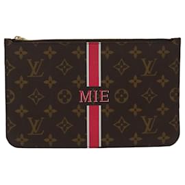 Louis Vuitton-Pochete Neverfull Louis Vuitton-Marrom