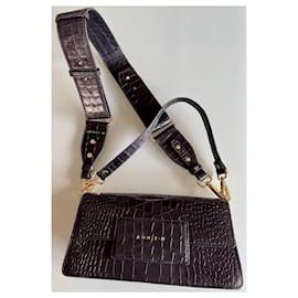 Autre Marque-ANNIE M - Large wide shoulder bag-Black