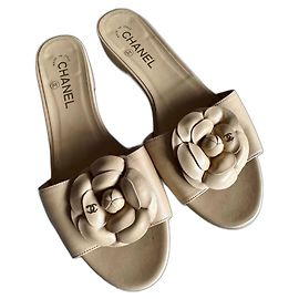 Chanel Infradito Camelia nude Beige Carne