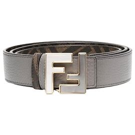 new Fendi belt Brown Grey