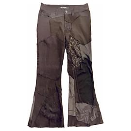 Junya Watanabe-Comme des Garcons × Junya Watanabe Patchwork Pants-Black