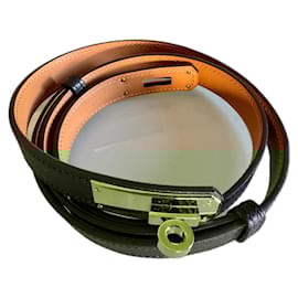 Hermès-Kelly rose gold-Black,Golden,Light brown