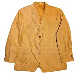 Paul Smith-Paul R. Smith 3 buttons Wool & Linen Single-breasted Beige Blazer, size 52-Beige