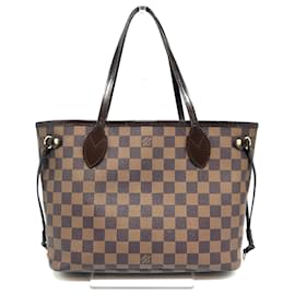 Louis Vuitton-Louis Vuitton Damier Ebene Neverfull PM Tote-Brown