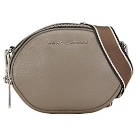 Marc Jacobs-MARC JACOBS Leather Shoulder Bag-Grey