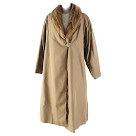 Fendi-Fendi Silk Russian Sable Extra Long Coat L-XL-Other
