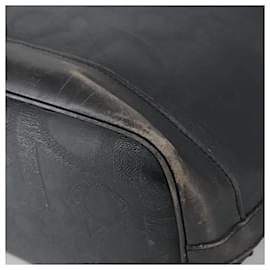 Christian Dior-Christian Dior Trotter Canvas Shoulder Bag Black Auth yk16153-Black