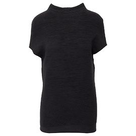 Alexander McQueen Ribbed Knit Top Black