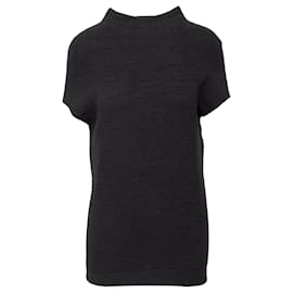 Alexander Mcqueen-Alexander McQueen Ribbed Knit Top-Black