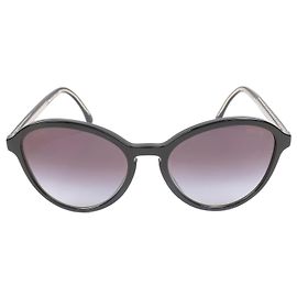 Occhiali da sole CHANEL Pantos con dettaglio a catena 5403-A in nero e oro Nero